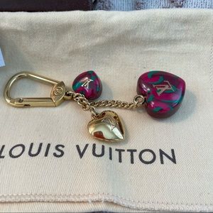 Louis Vuitton Stephen sprouse heart key bag charm